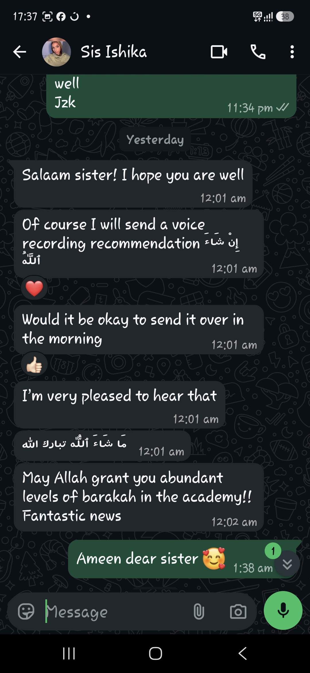 Student review from Sis Ishika